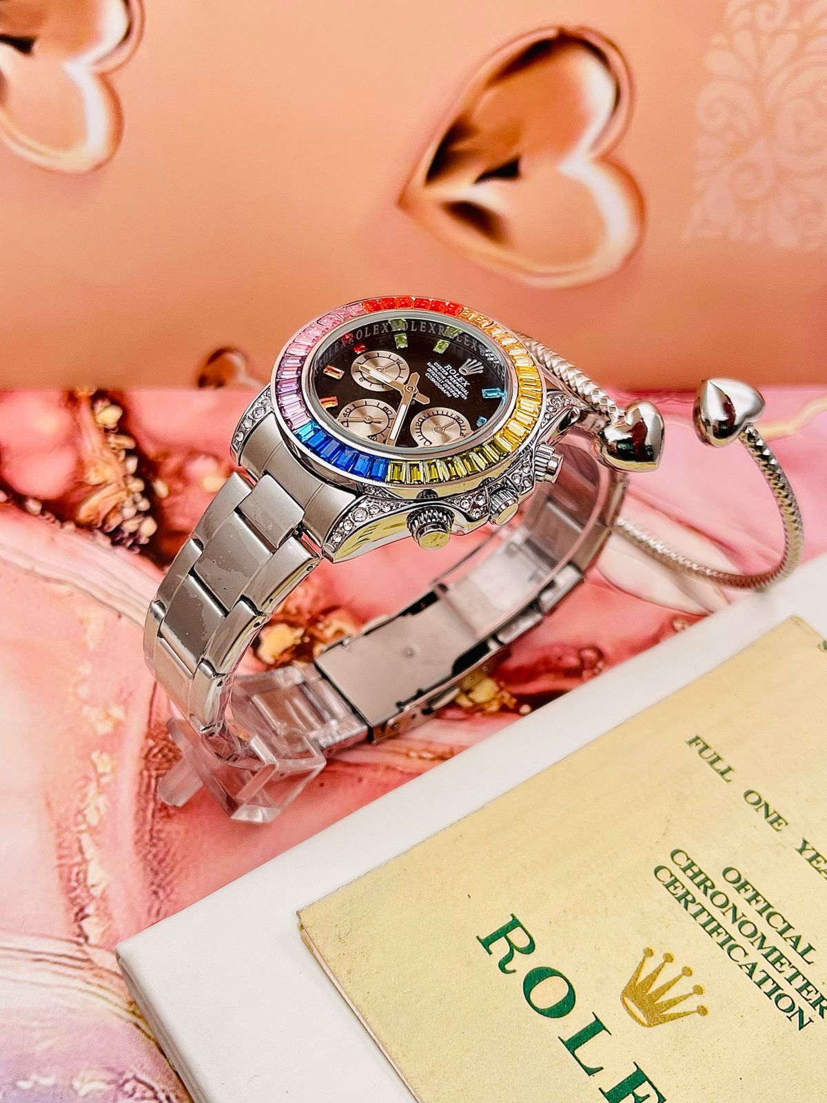 RELOJ ROLEX DAYTONA PIEDRAS DAMA